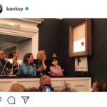 シュレッダーで細断されたバンクシーの絵　元の価格の16倍の25億円で落札される