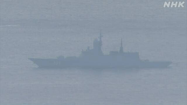 初確認　中国軍とロシア軍の艦艇10隻　津軽海峡を同時通過　