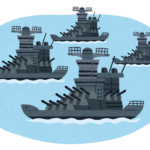 【緊急速報】ロシア軍の大艦隊、千葉県銚子沖に集結