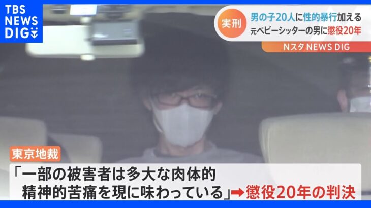【事件】元ベビーシッターの男、男児20人に性的暴行で懲役20年！…東京地裁「悪質な犯行」