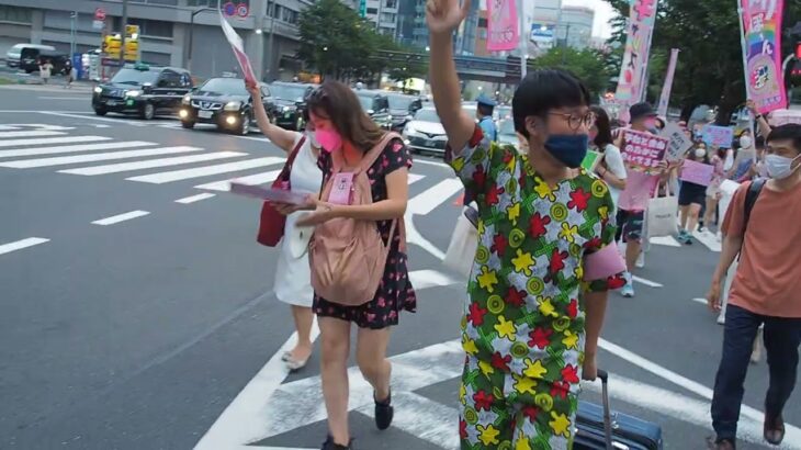 【ラブ＆ピース】選挙ギャルズ、東京で国葬反対パレード！…野党議員も参加
