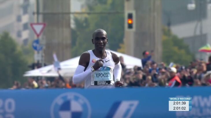 【動画】キプチョゲ、再び神に…男子マラソン世界記録更新！「2時間1分9秒」ベルリンＭ