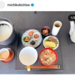 【芸能】吉瀬美智子、旅館みたいな手作り朝食に絶賛の声！土鍋ご飯＆豚汁など「お上品」「色合いも素晴らしい」