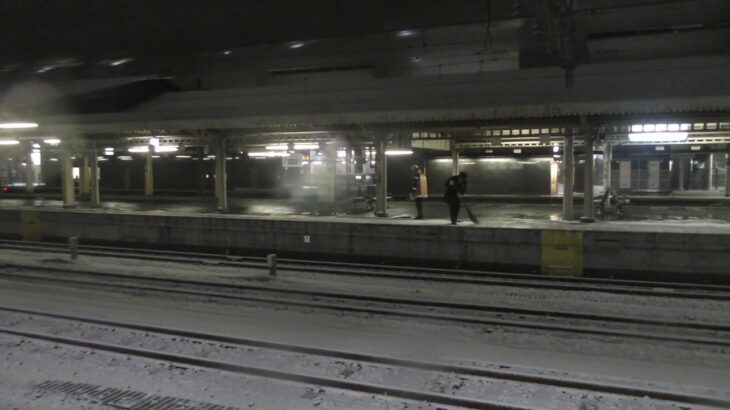 【衝撃】最強寒波恐るべし・・・京都駅前がとんでもない事に⁉