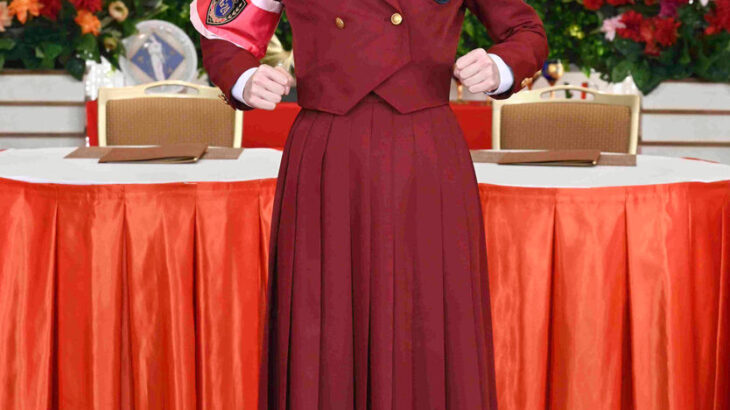 【テレビ】小芝風花「ゴチ２４」はえんじ色のロングスカート「母と一緒に選んだ」…制服姿独占入手