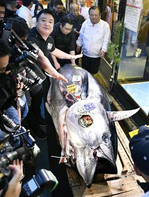 東京・豊洲市場で今日5日、大間産クロマグロが最高値の3604万円で競り落とされた！