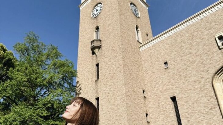 【芸能】谷まりあ、母校・早稲田大学でのオフショット公開！「また学生に戻りたくもなりました。」