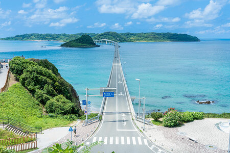 山口県 2023年版 夏の絶景風物詩10選 青海に架かる国内最長級の離島架橋