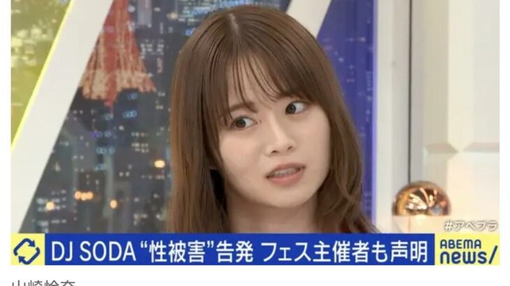 【芸能】山崎怜奈がDJ SODAの騒動に 「日本は痴漢大国。監視カメラ設置など抜本的な対策が必要」
