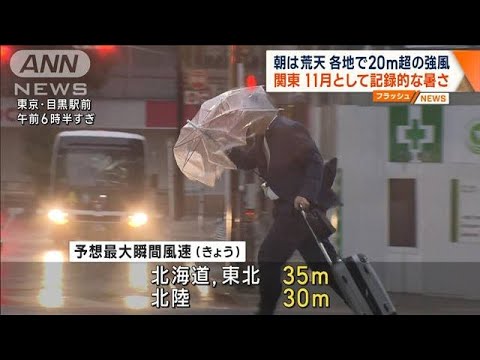 【注目】11月の驚異的な気温上昇‼ なんと東京都心で観測史上最高気温を100年ぶりに更新‼